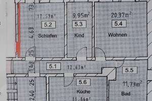 Modernes Wohnen: 3-Zimmer-Wohnung in Zschopau – Die vollständige Adresse der Immobilie erhältst du vom Anbieter., 9405 Zschopau – Vorschaubild 2
