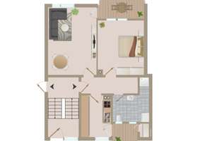 2-Zimmer-Wohnung mit eigenem Garten – renoviert, ruhig gelegen und sofort bezugsbereit – Die vollständige Adresse der Immobilie erhältst du vom Anbieter., 70378 Mönchfeld, Stuttgart – Vorschaubild 10