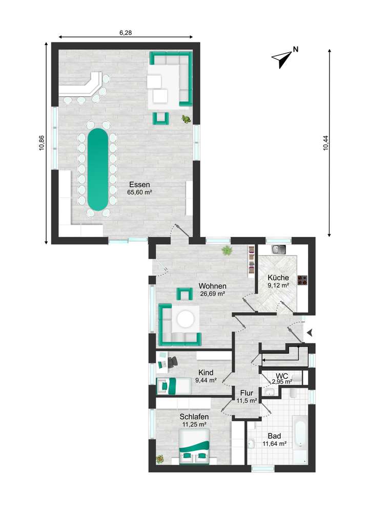 Grundriss Erdgeschoss