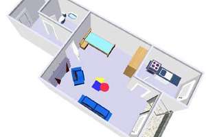 Smarter Wohnen: praktisches 1-Zimmer-Appartment – Göteborgring 79, 24109 Mettenhof, Kiel – Vorschaubild 2