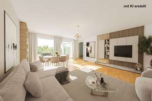 „Kleines Penthouse“ mit großer Dachterrasse, kleinem Dachgarten und Weitblick