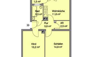 Balkon ins Grüne * Nordstadt * nähe U-bahn – Schmalkaldener Str. 6, 90491 Schoppershof, Nürnberg – Vorschaubild 3