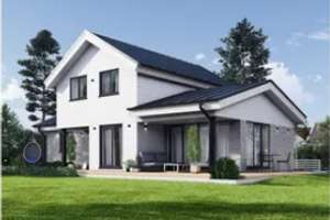 Fertighaus aus Holz (isoliert, KFW55) 116 m² – Die vollständige Adresse der Immobilie erhältst du vom Anbieter., 56077 Arenberg, Koblenz – Vorschaubild 1