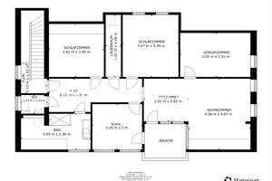 Großzügige 4-Zimmer-Dachgeschosswohnung mit Loggia und Blick ins Grüne – Die vollständige Adresse der Immobilie erhältst du vom Anbieter., 27339 Riede – Vorschaubild 18
