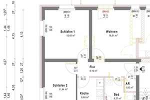 Neu! Sanierte 66 m²,3-Raum, Balkon – Heinrichsberger Str. 13, 39126 Magdeburg – Vorschaubild 2