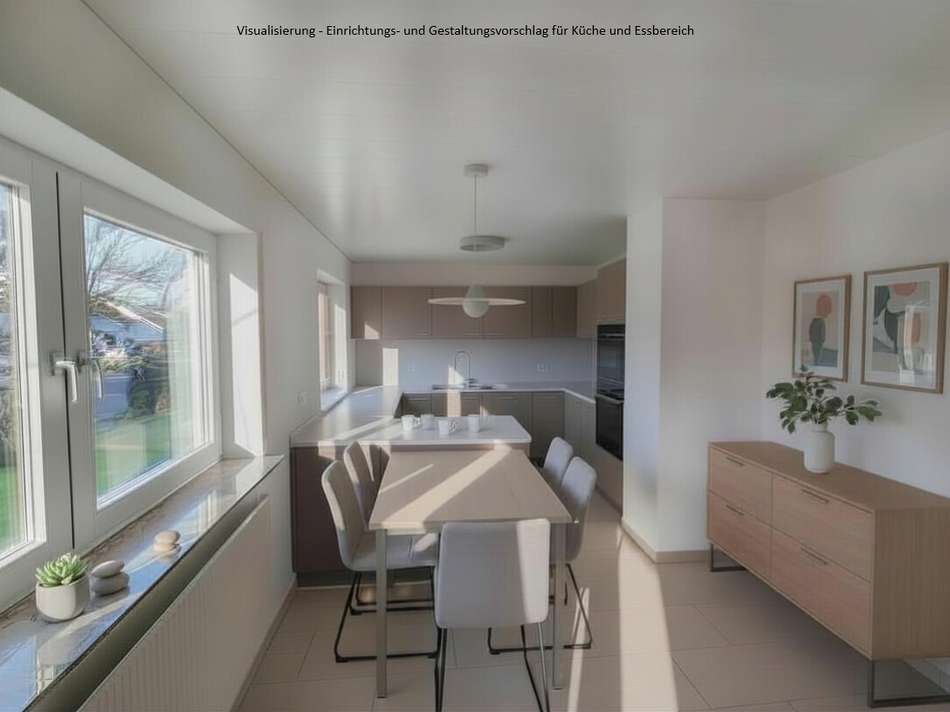 Großer Kochbereich ...