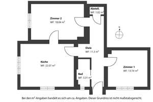 AIGNER - Rückwärtig gelegene Souterrainwohnung mit eigenem Eingang – Die vollständige Adresse der Immobilie erhältst du vom Anbieter., 80803 Neuschwabing, München – Vorschaubild 8