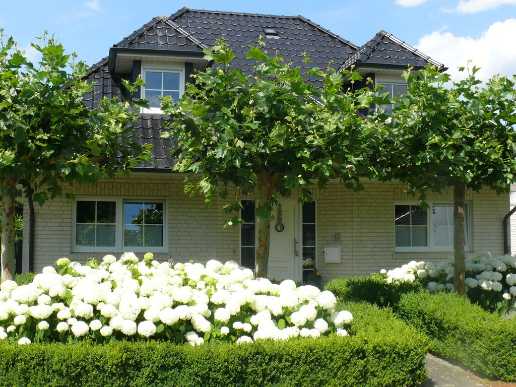 Schickes Einfamilienwohnhaus im Bungalowstil mit großem ...