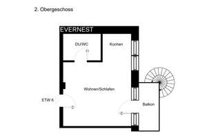 Helles Single-Appartement mit Balkon & Aufzug – Perfekt für Anleger & Eigennutzer (WE6 V) – Die vollständige Adresse der Immobilie erhältst du vom Anbieter., 40477 Pempelfort, Düsseldorf – Vorschaubild 5
