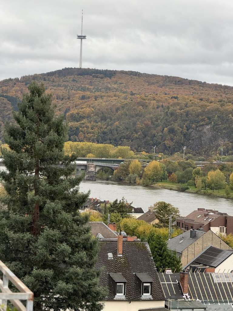 Dachgeschosswohnung mit gigantischem Rheinblick