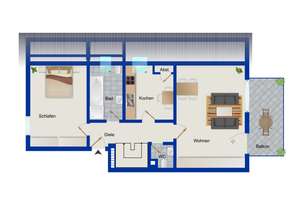 Erbpacht: Attraktive Maisonettewohnung mit Balkon und zusätzlicher Gartenoption in Gelsenkirchen – Die vollständige Adresse der Immobilie erhältst du vom Anbieter., 45897 Beckhausen, Gelsenkirchen – Vorschaubild 14