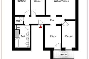 Sanierte Altbau-Wohnung in der belle Etage – Die vollständige Adresse der Immobilie erhältst du vom Anbieter., 76133 Weststadt, Karlsruhe – Vorschaubild 7