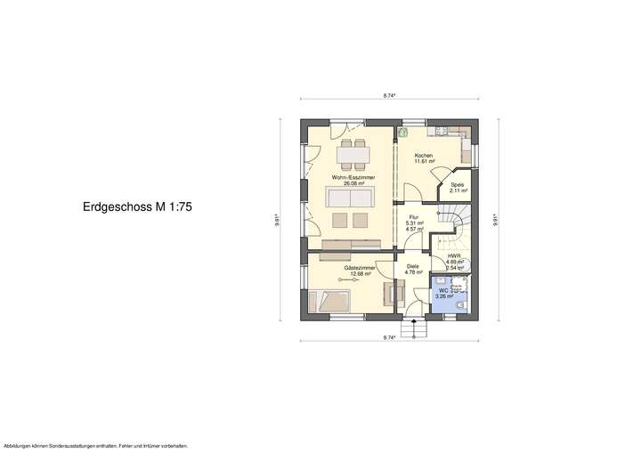 City 87 Familie Grundriss EG