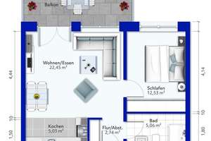 Barrierefrei | Aufzug | Fußbodenheizung | Tiefgarage  |  Baujahr 2014 |  – Die vollständige Adresse der Immobilie erhältst du vom Anbieter., 45359 Bedingrade, Essen – Vorschaubild 6