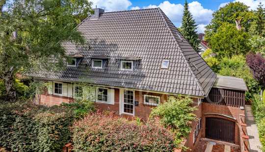 Bild von Rotklinker mit Westgarten – die Elbe vor der Tür