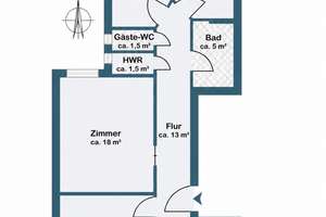 Stilvolle und helle Wohnung in begeherter Lage in Eppendorf – Die vollständige Adresse der Immobilie erhältst du vom Anbieter., 20251 Eppendorf, Hamburg – Vorschaubild 2