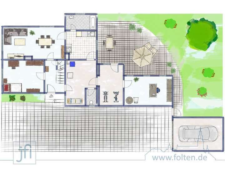 Grundriss Erdgeschoss