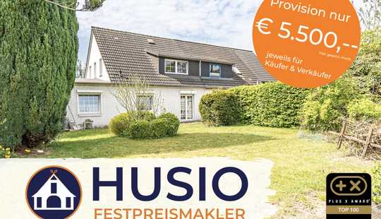 Bild von Doppelhaushälfte mit Anbau (2 Wohneinheiten) auf großen Erbpachtgrundstück in ruhiger Wohnlage