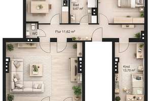 Exklusive Privatsphäre: ganze Etage, 3-Zi-Altbauwohnung mit Balkon! Bezugsfrei 09/2027! – Kiekebuschstraße 3&5, 12555 Köpenick, Berlin – Vorschaubild 8