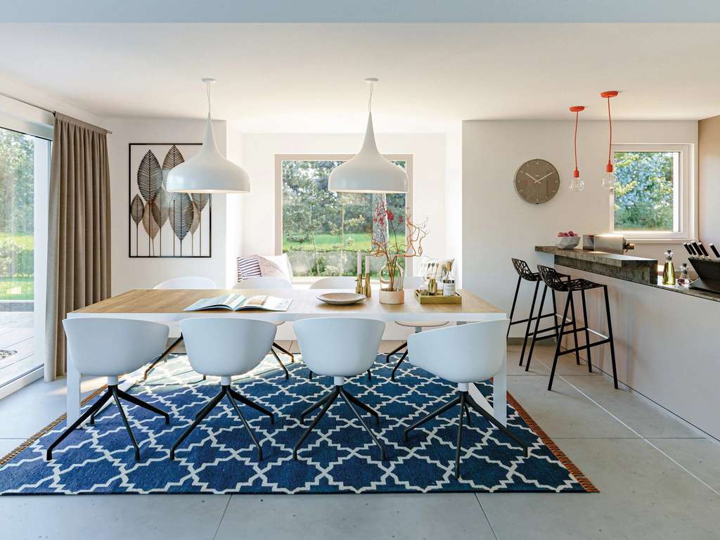 Immobilie in Winterhausen - 100% Freiheit auf zwei Etagen: Wohnen ohne Schrägen unter dem Walmdach. - Bild 2