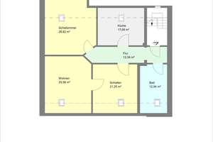 Renovierte 3-Zimmer-Wohnung im 3. OG in Duisburg – Weinhagenstraße 8, 47119 Ruhrort, Duisburg – Vorschaubild 3