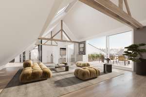 Mehr als ein Penthouse – eine private Residenz über den Dächern Münchens in Schwabing