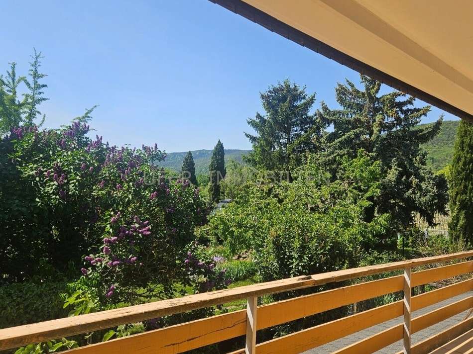 Ausblick vom Balkon