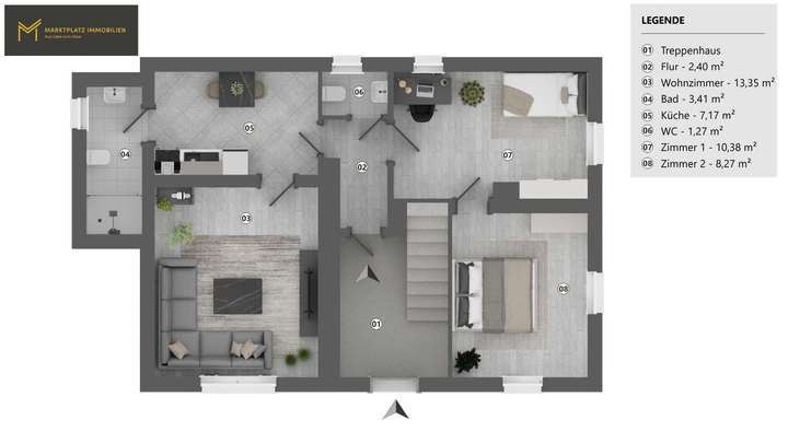 EG Haupthaus leerstehend