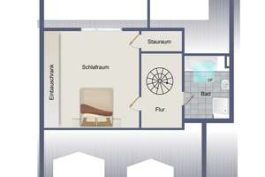 Weiß - Schöne, helle Maisonette-Dachgeschosswohnung mit Stellplatz – Die vollständige Adresse der Immobilie erhältst du vom Anbieter., 50999 Weiß, Köln – Vorschaubild 12