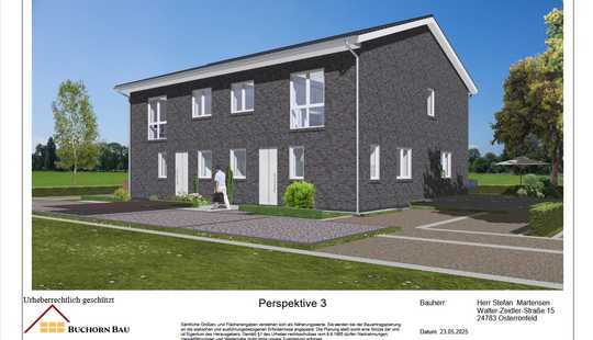 Bild von Ihr Eigenheim als Stadvilla-DHH in gehobener Ausstattung. Das ist BUCHORN-Massivhaus!