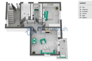 Helle 2 Zimmer Wohnung in Wiesbaden - Südost – Die vollständige Adresse der Immobilie erhältst du vom Anbieter., 65189 Südost, Wiesbaden – Vorschaubild 5