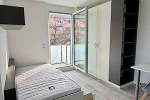Erstbezug: 1-Zimmer Appartement für Studenten*innen im 3. OG mit Balkon in Augsburg-Hochfeld – Firnhaberstraße 20, 86159 Hochfeld, Augsburg – Vorschaubild 3