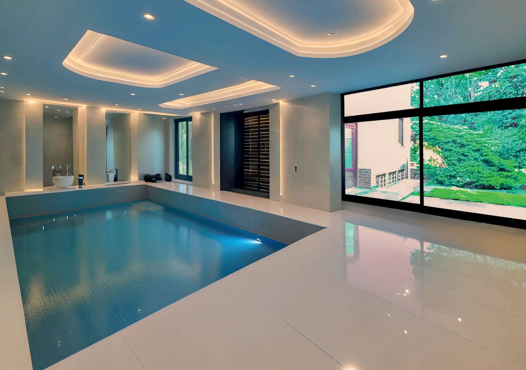 NEUER KP- 1.075 qm Sonnengrundstück mit Villa mit großem Indoor-Pool - dicht Fischtal, Berlin – Bild 2