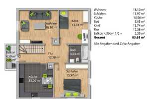 IMMOSPACE *** GROßZÜGIGES EIN-  BZW ZWEIFAMILIENHAUS MIT GARTEN, XXL-GARAGEN UND STADELBEREICH *** – Augsburg (Kreis) – Vorschaubild 30