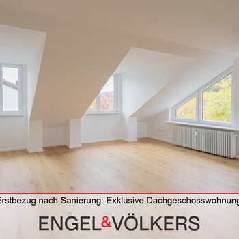 Erstbezug nach Sanierung: Exklusive Dachgeschosswohnung in Toplage!