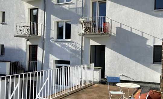 Moderne 2-Zimmerwohnung mit großer Dachterrasse in Top-Lage der Schwetzingerstadt