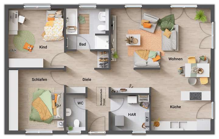 Grundriss-Bungalow-100-Erdgesc