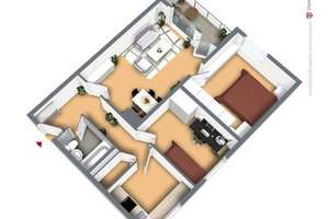 Suchst du noch?? Hier bin ich, 3-Zimmer-in Lüttringhausen frei – Karl-Arnold-Straße 6-8, 42899 Klausen, Remscheid – Vorschaubild 2
