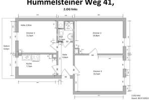 Helle 3-Zimmer-Wohnung Mit Top Infrastruktur  – Hummelsteiner Weg 41, 90459 Galgenhof, Nürnberg – Vorschaubild 20