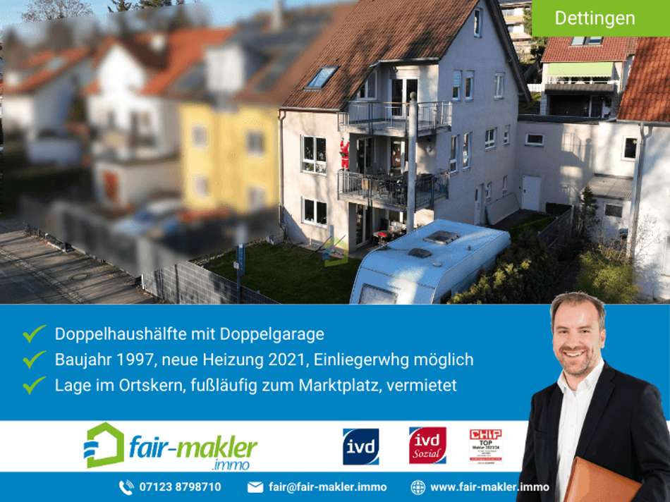 Südseite mit Balkonen