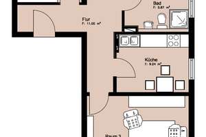 Terrassentür auf, Alltag aus– vermietete 3-Zimmer-Gartenwohnung! Perspektivisch zur Selbstnutzung! – Eigerstraße 7, 13089 Heinersdorf, Berlin – Vorschaubild 8