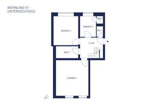 Exklusive Maisonette mit großzügigen Garten – Die vollständige Adresse der Immobilie erhältst du vom Anbieter., 22301 Winterhude, Hamburg – Vorschaubild 8