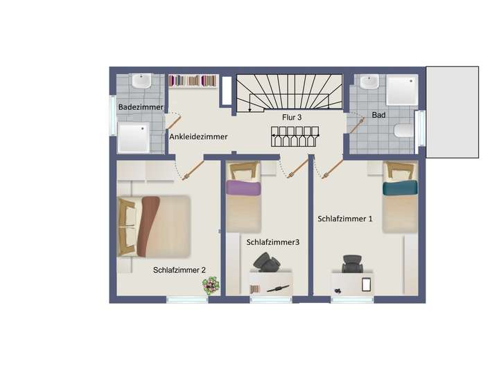 Grundriss Obergeschoss