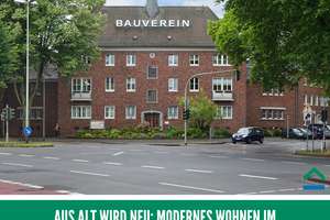 Aus Alt wird Neu: Modernes Wohnen im historischen Verwaltungsgebäude! 2,5 Zimmerwohnung Wohnung 4 – Krefelder Straße 83, 47226 Hochemmerich, Duisburg – Vorschaubild 1