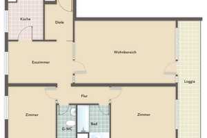 Großzügige Wohnung mit Balkon – Köln – Vorschaubild 19