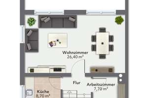 Doppelhaushälfte, 121 m² Wfl, 3 Wohnebenen, 5 Schlafzi., 229 m²  Grund in Höchstadt Mitte – Die vollständige Adresse der Immobilie erhältst du vom Anbieter., 91315 Höchstadt an der Aisch – Vorschaubild 4