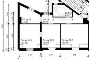 Erstbezug nach Sanierung: Helle 3-Zimmer-Wohnung (Wilhelmsplatz / Schreventeich) – Eckernförder Straße 30, 24103 Exerzierplatz, Kiel – Vorschaubild 22