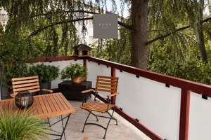 4-Zimmer-Altbauwohnung mit Wintergarten, Balkon und Garage auf der Parkinsel in Ludwigshafen