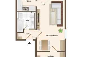Attraktive Wohnung mit Einbauküche, renoviert und sonnigem Balkon mit Fernblick in Chemnitz-Altendor – Steinwiese 78, 9116 Chemnitz – Vorschaubild 15