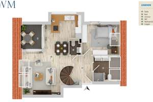 ENERGIEEFFIZIENTER NEUBAU - FEUERBACH
Zentral gelegene 3-Zimmer-Wohnung mit Balkon, Loggia & Garage – 70469 Feuerbach-Mitte, Stuttgart – Vorschaubild 16